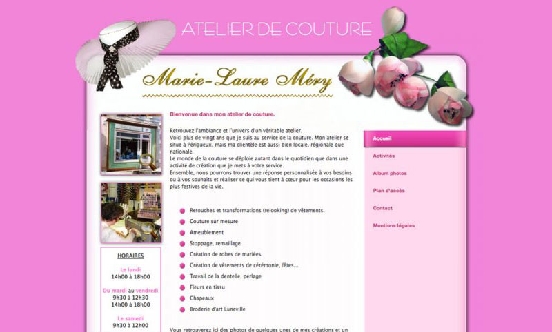 Atelier de Couture et robes de mariée faites main à Périgueux