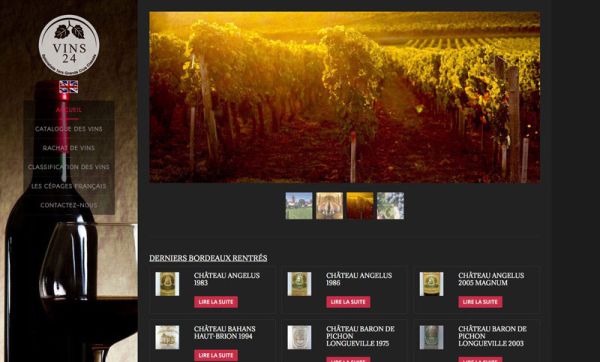 Vente de 1er Grands crus classés